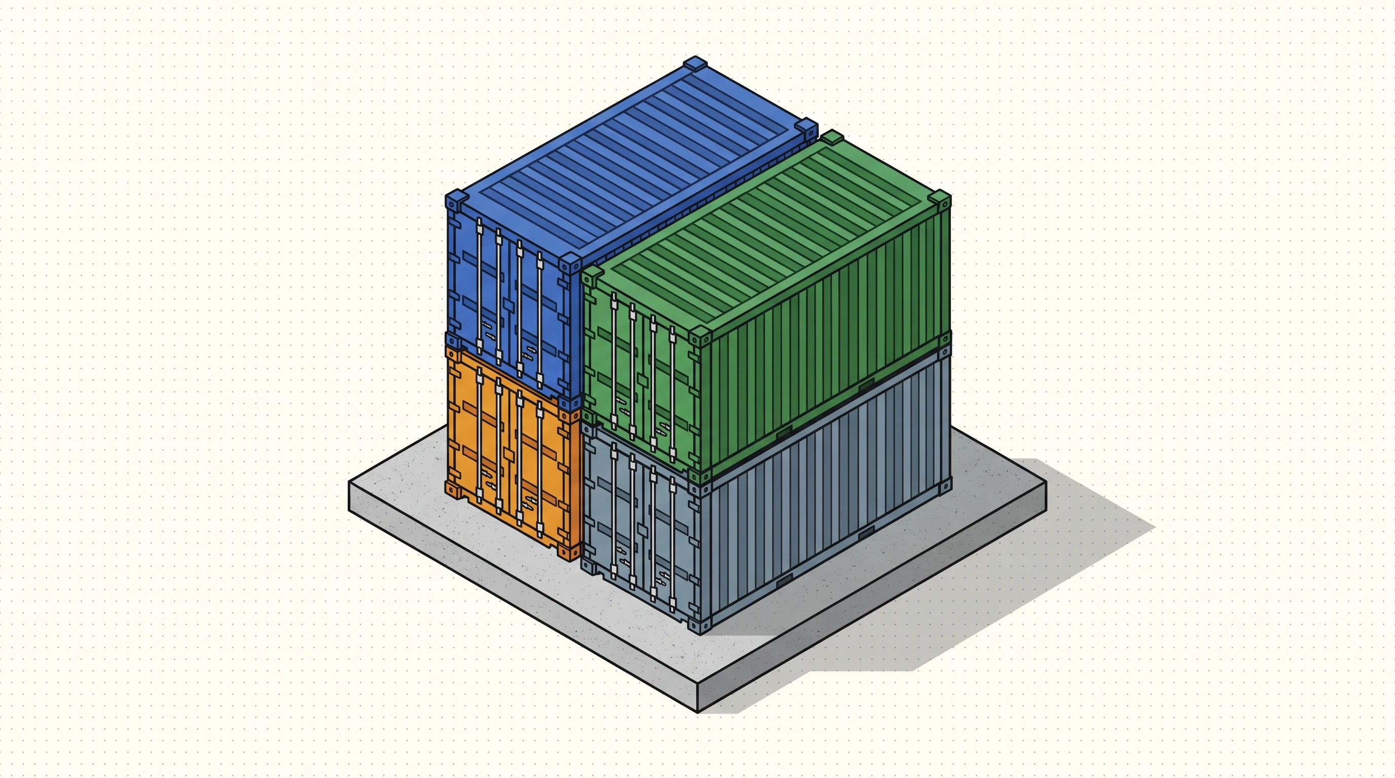 Docker Compose terminal output showing 20 self-hosted services starting up on a Linux homelab server