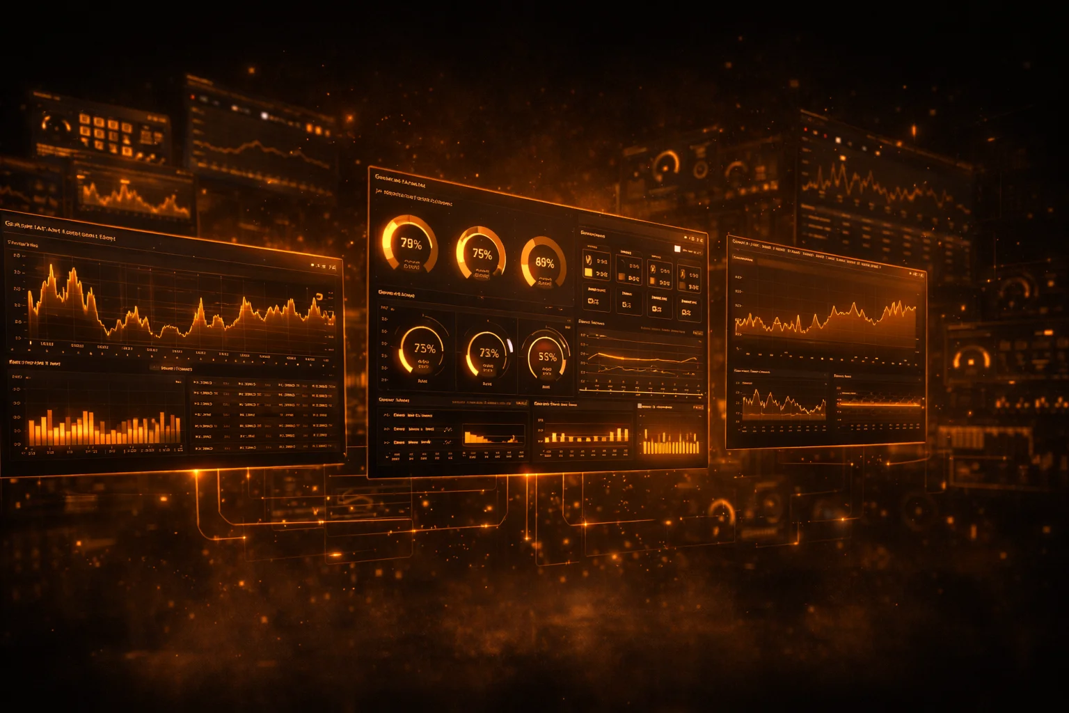 Grafana dashboard showing Prometheus metrics for a homelab — CPU, memory, network, and container stats