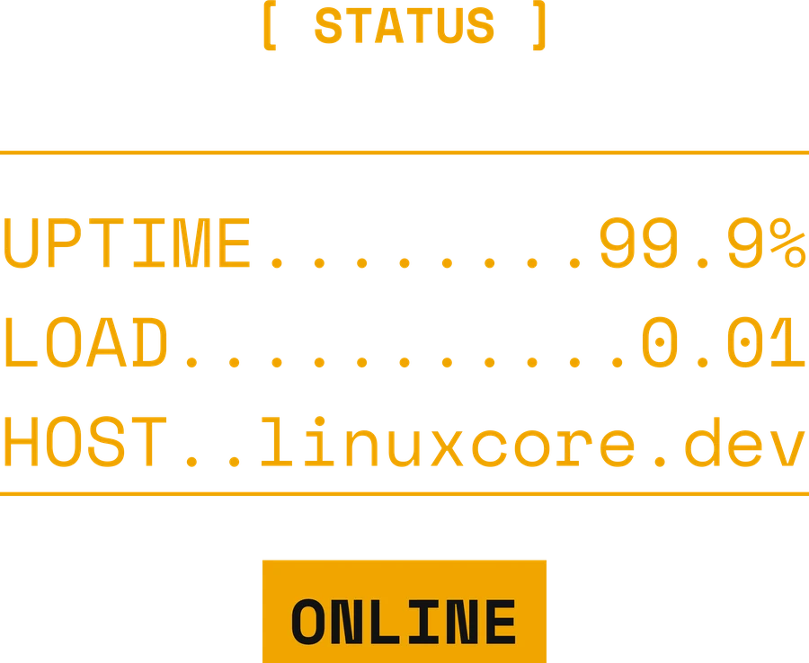 Server Status design