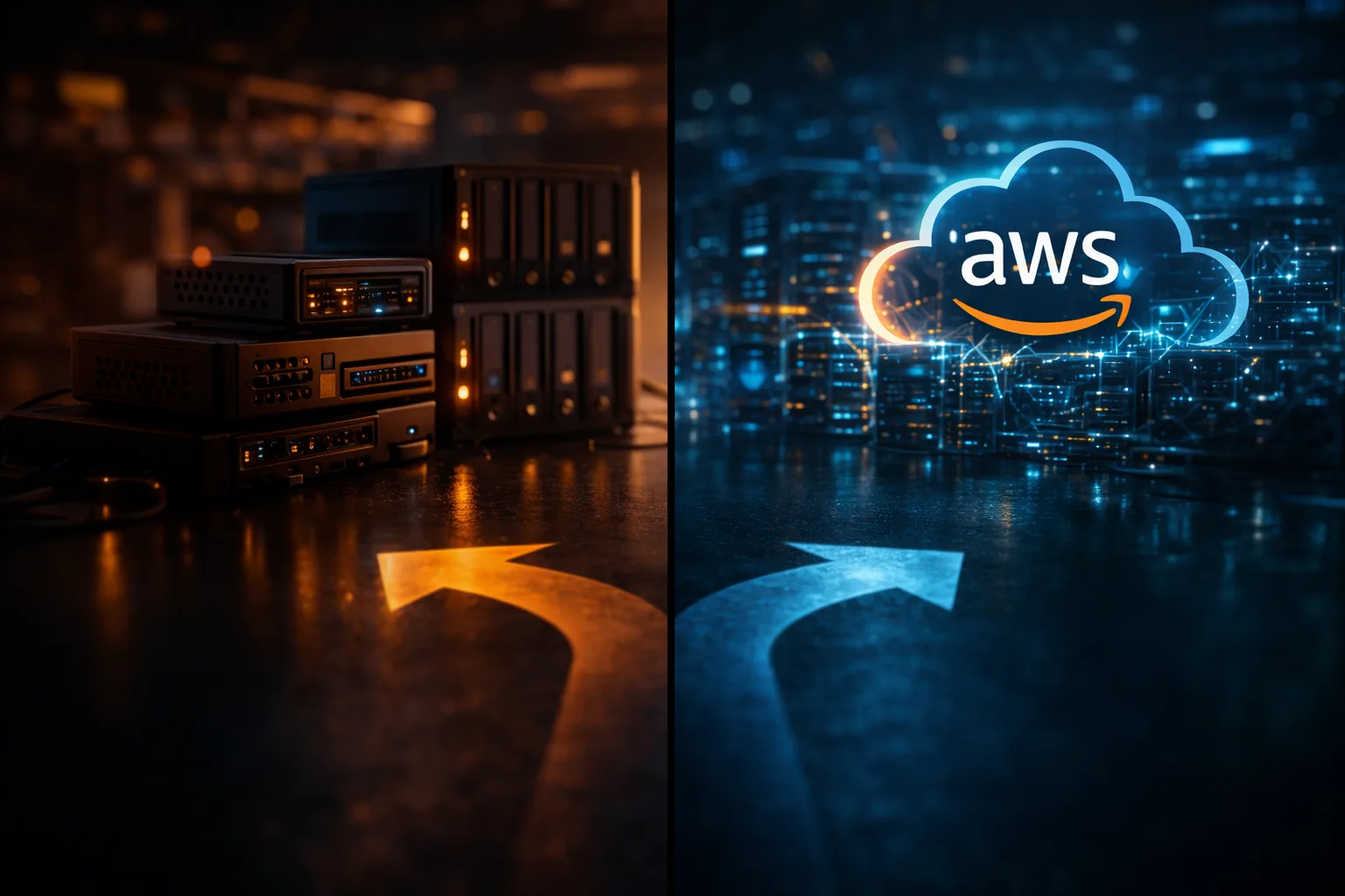 Cost comparison table showing homelab hardware versus AWS pricing for always-on compute and burst GPU workloads